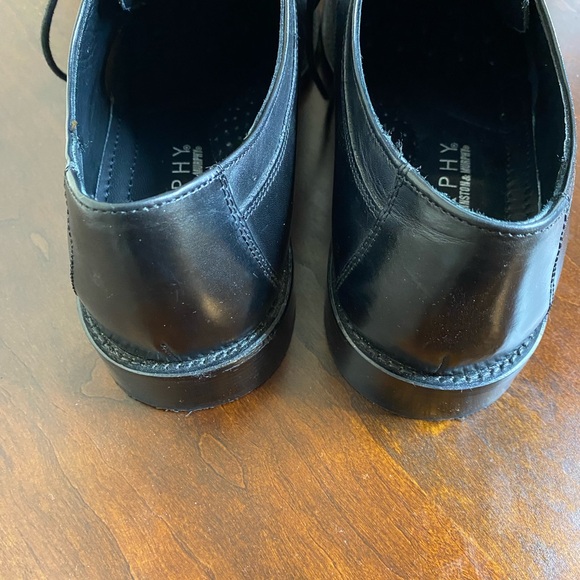 Johnston & Murphy Men's Genuine Leather Cap Toe Shoes - Picture 7 of 11